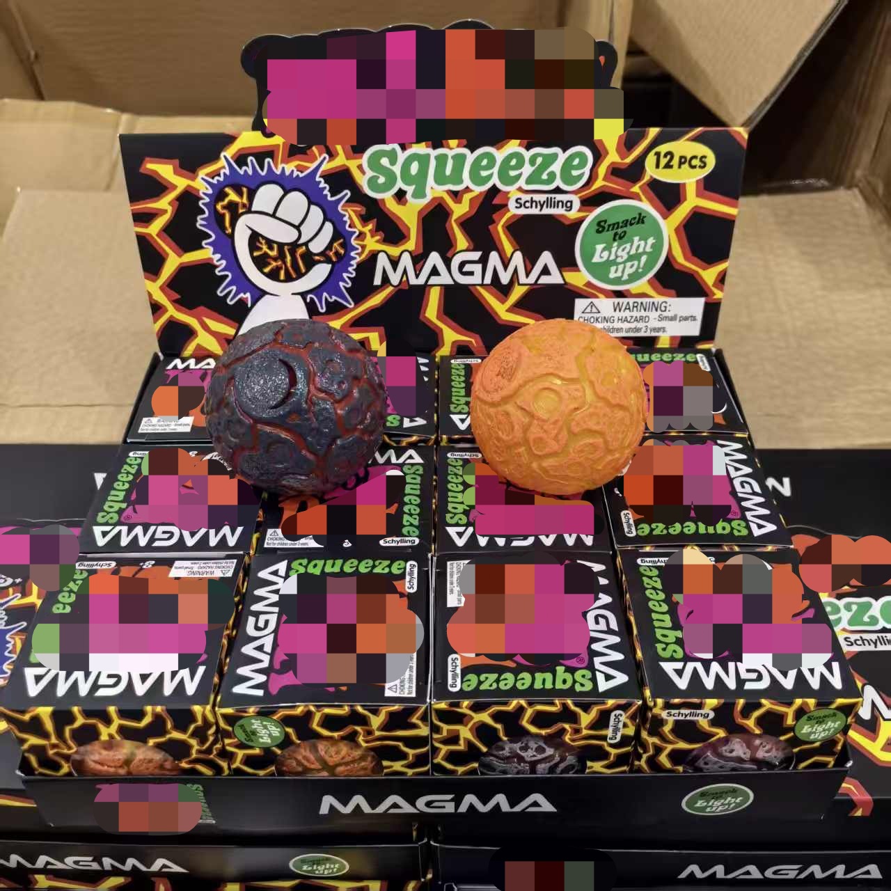 Fidget Cube Original - Novo Produto NeeDoh Glitter Magma Ball