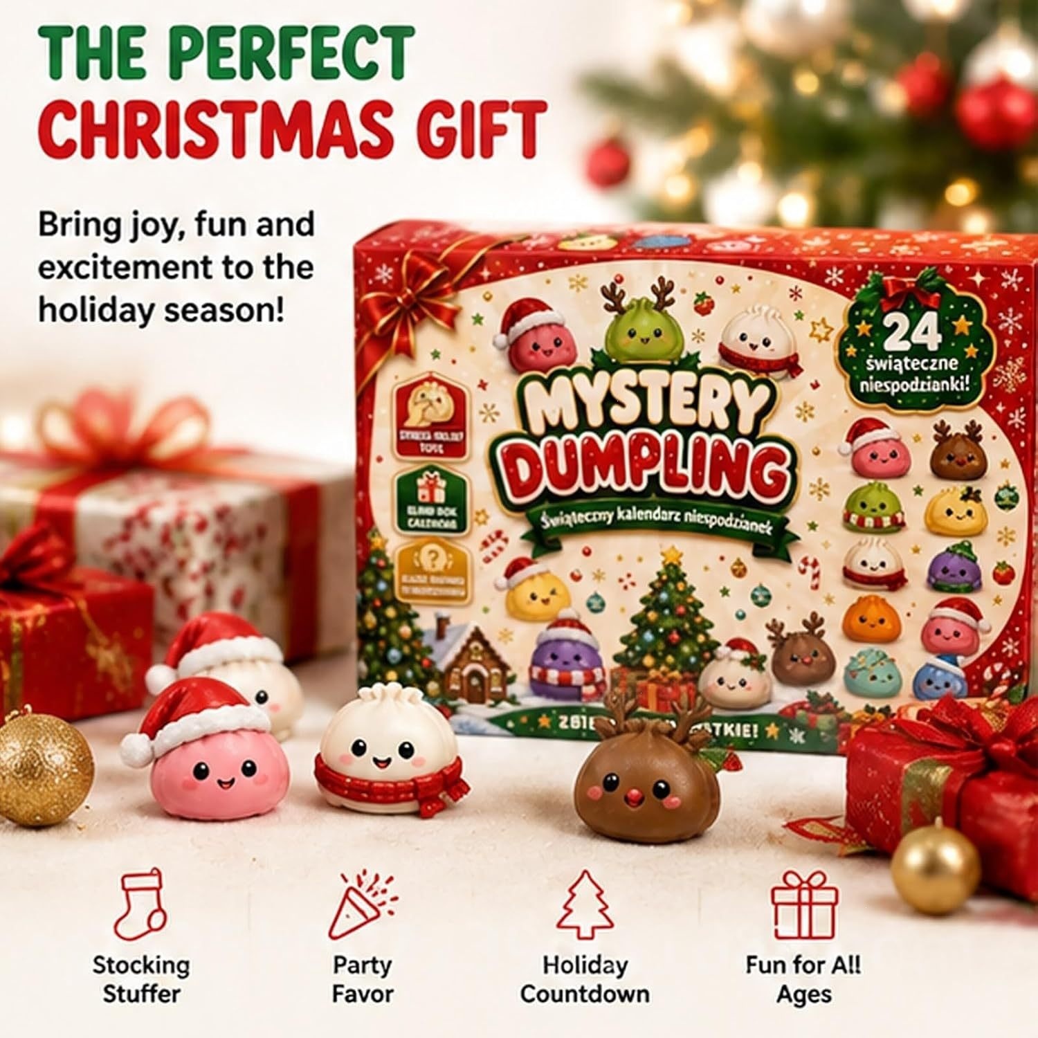 Mystery Box Blind Bag - Calendário do Advento Surpresa de Natal