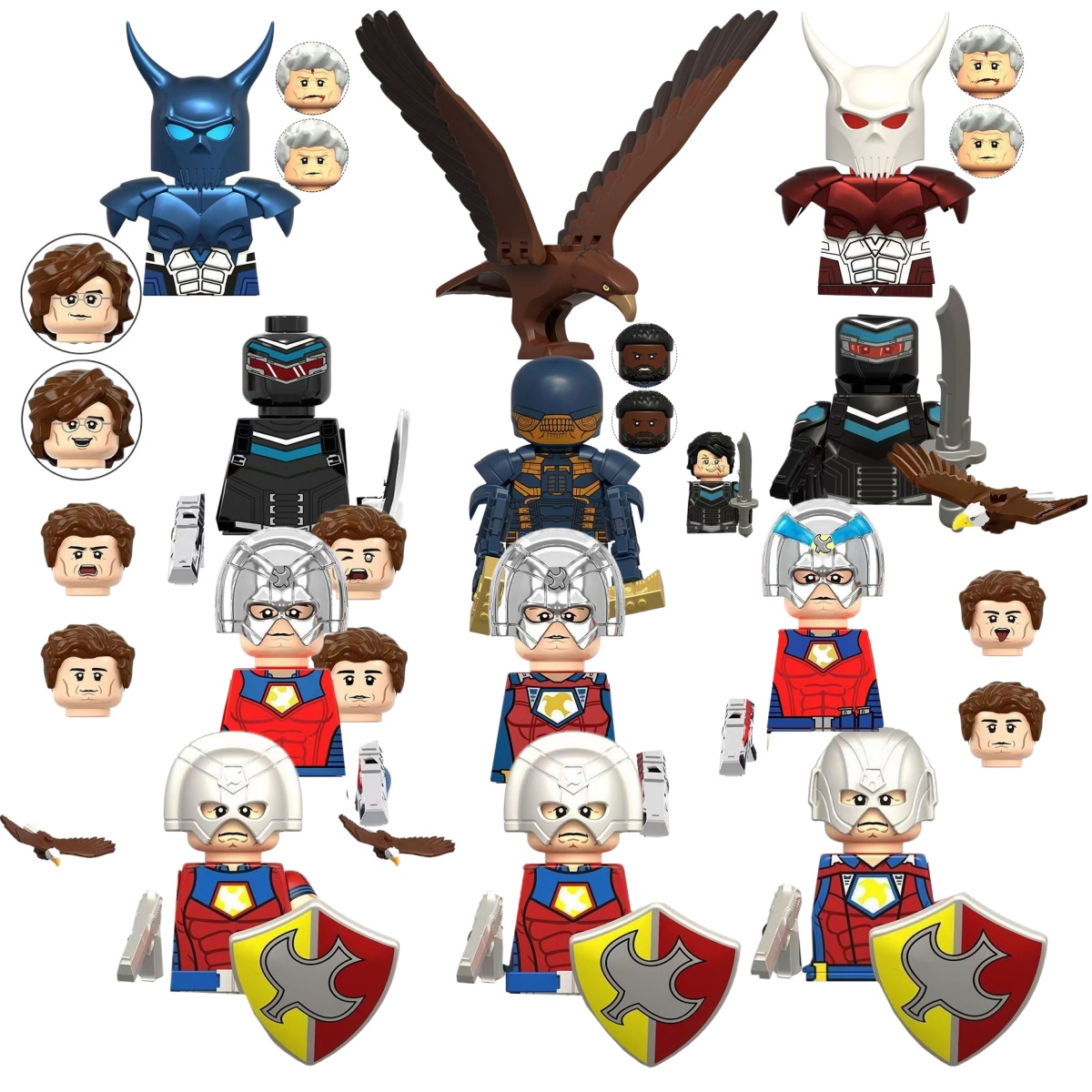 SuicideSquad Peacemaker Dragão - Lego Minifigure Holder avaliação e preço