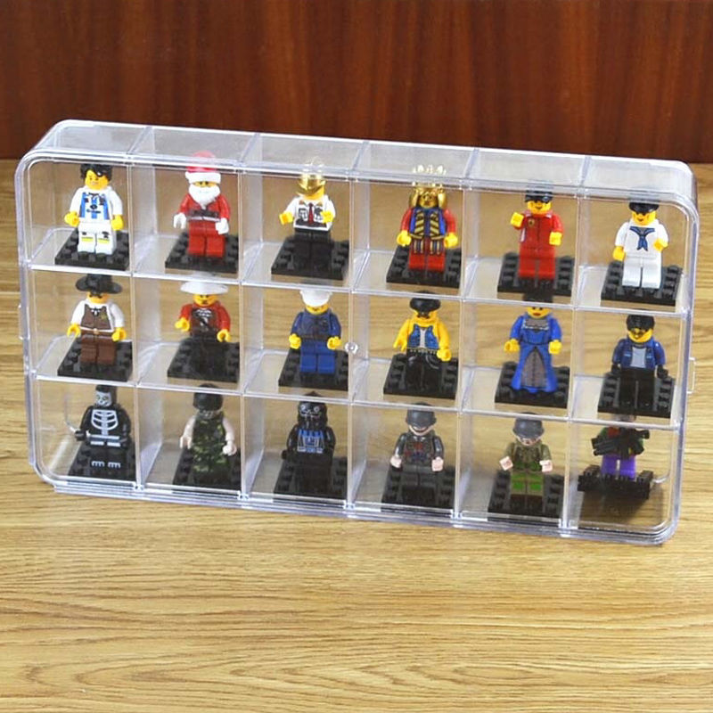 Caixa de exibição acrílica de  - Lego Minifigure Holder avaliação e preço