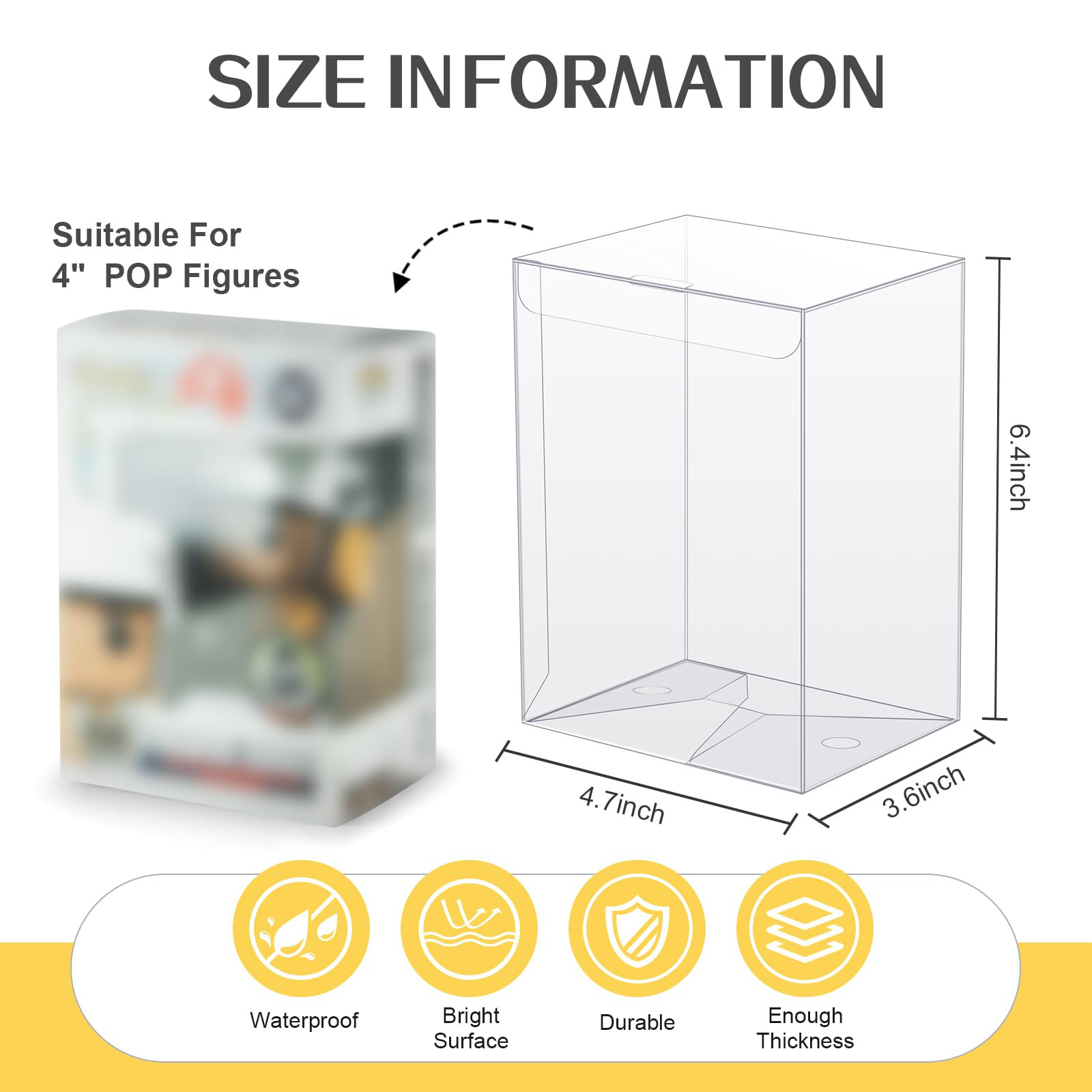Caixa de Exibição Transparente - Funko Pop Protector avaliação e preço