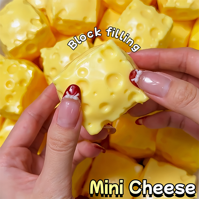 Mini Cubos de Queijo Squishy:  - Building Block Mini avaliação e preço